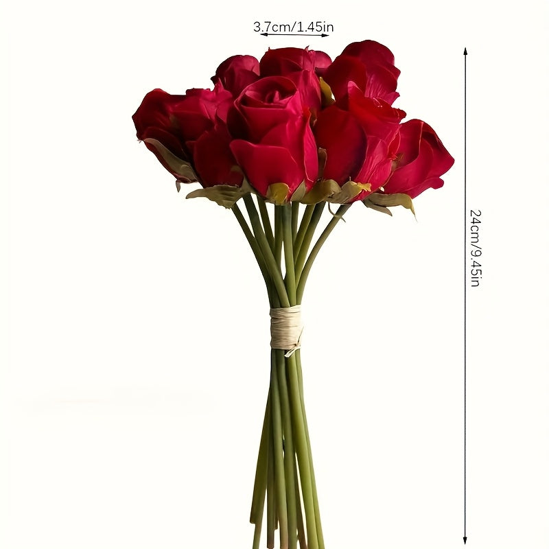 Set of 6 Artificial Roses