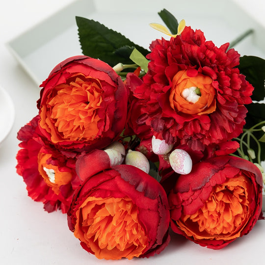 Single Artificial Peony Bouquet