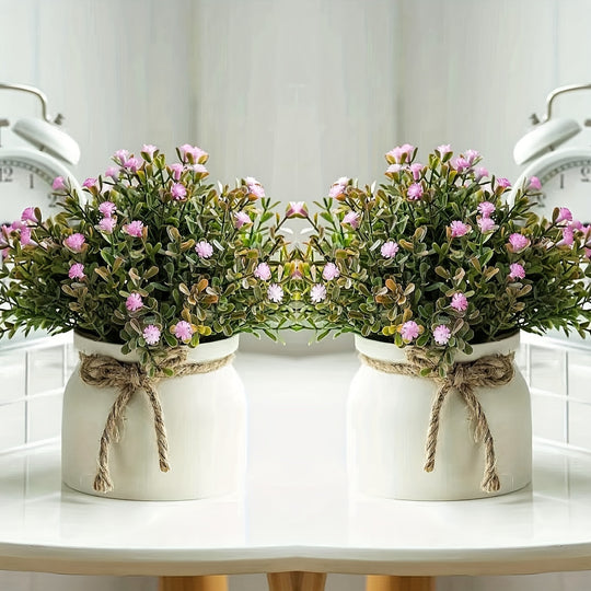 Set of 2/5 Realistic Artificial Lavender Potted Plants