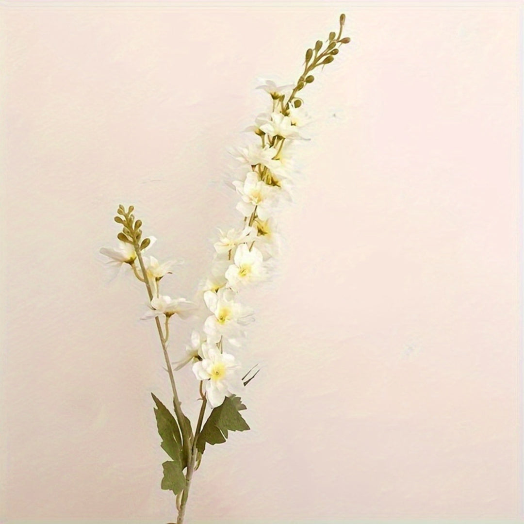 Set of 6 Realistic Long Stem Delphinium Flowers