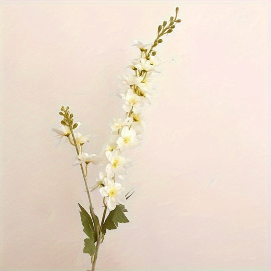 Set of 6 Realistic Long Stem Delphinium Flowers