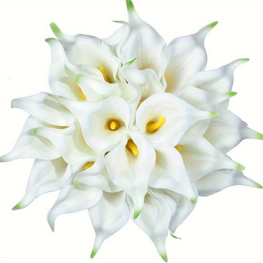 12 Lifelike Artificial Calla Lilies