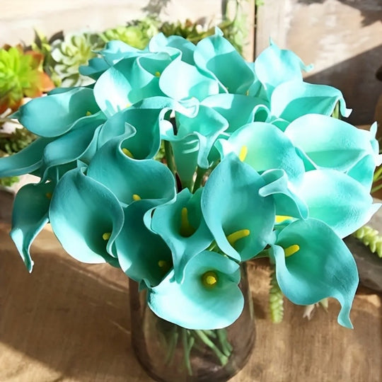 12 Lifelike Artificial Calla Lilies