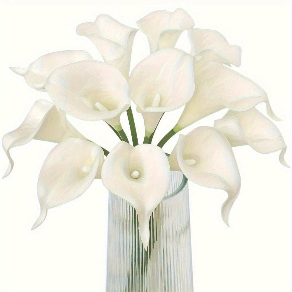 12 Lifelike Artificial Calla Lilies