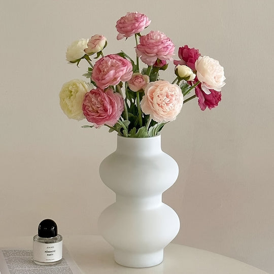 Set of 4 Premium Artificial Austin Rose Bouquets with Stems