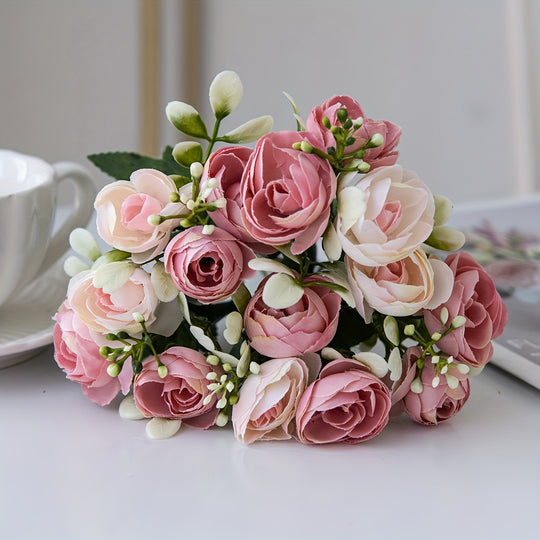 Elegant Artificial Rose Bouquet