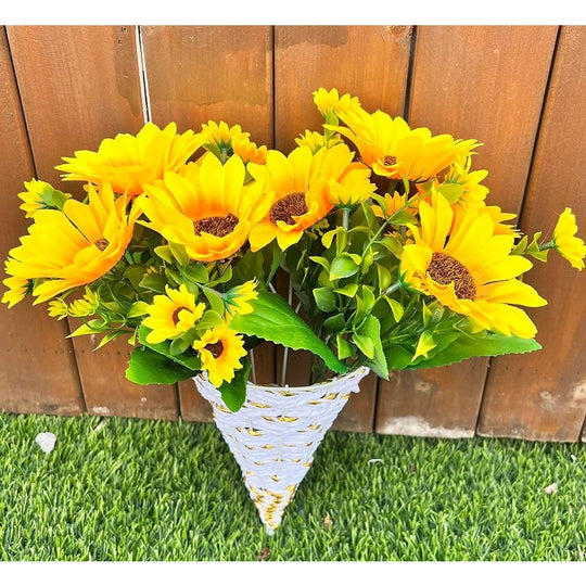 5-Piece Silk Sunflower Bouquet