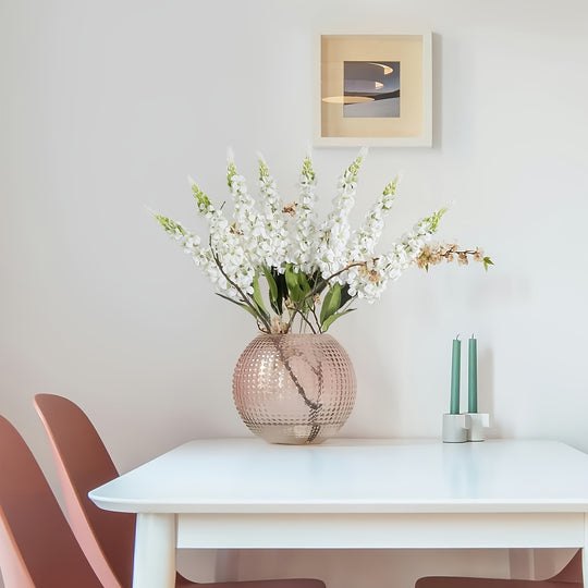 10-Stem Classic Artificial Lily and Hydrangea Bouquet