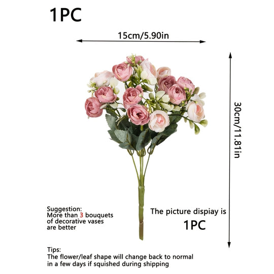 Elegant Artificial Rose Bouquet