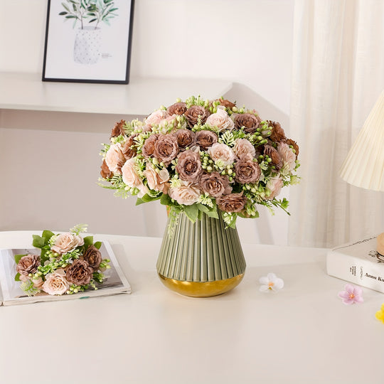 Elegant Single Stem Artificial Peony Bouquet