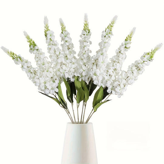 10-Stem Classic Artificial Lily and Hydrangea Bouquet