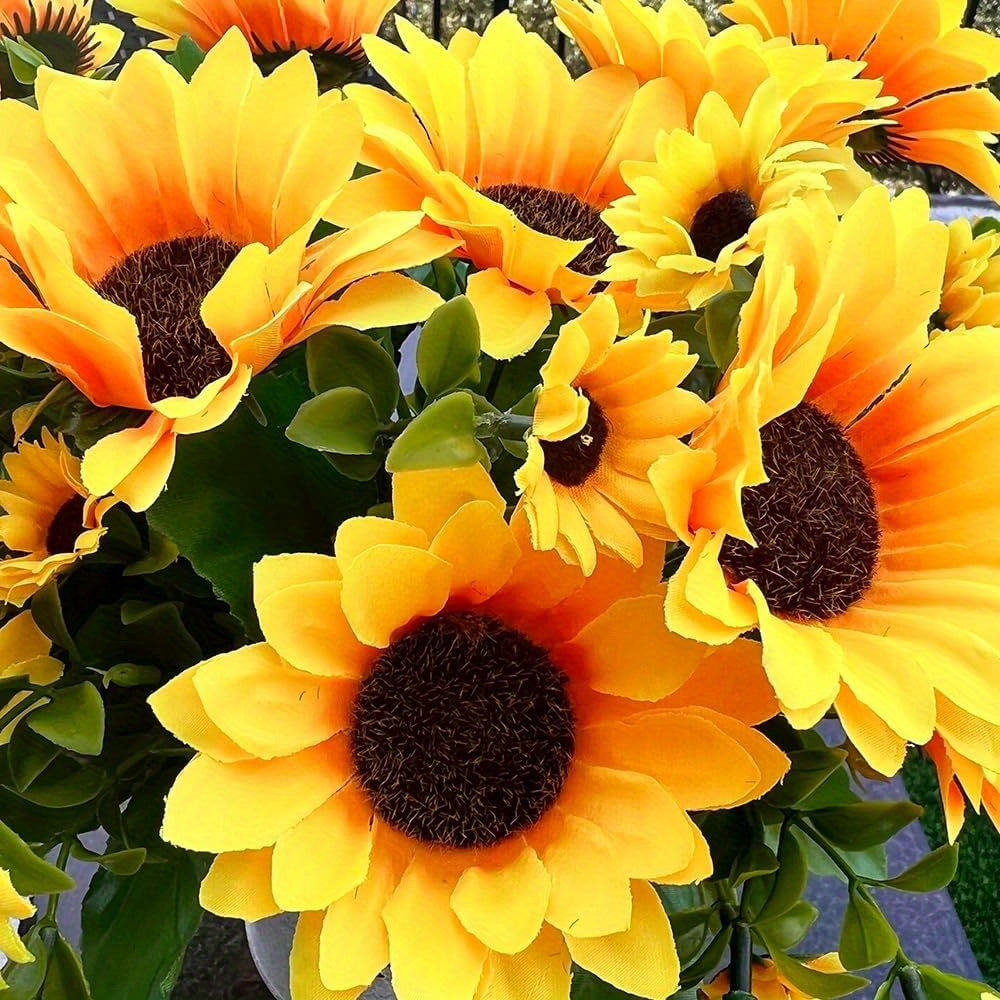 5-Piece Silk Sunflower Bouquet