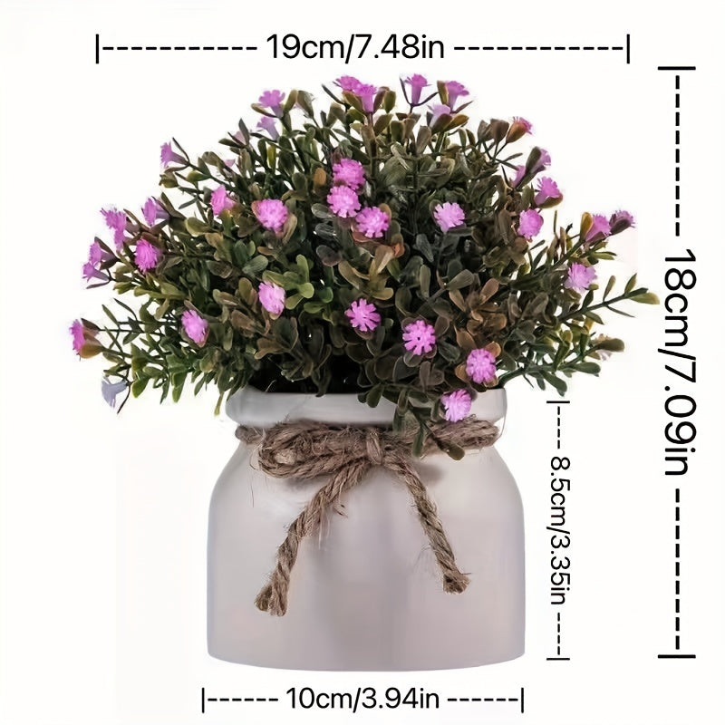 Set of 2/5 Realistic Artificial Lavender Potted Plants