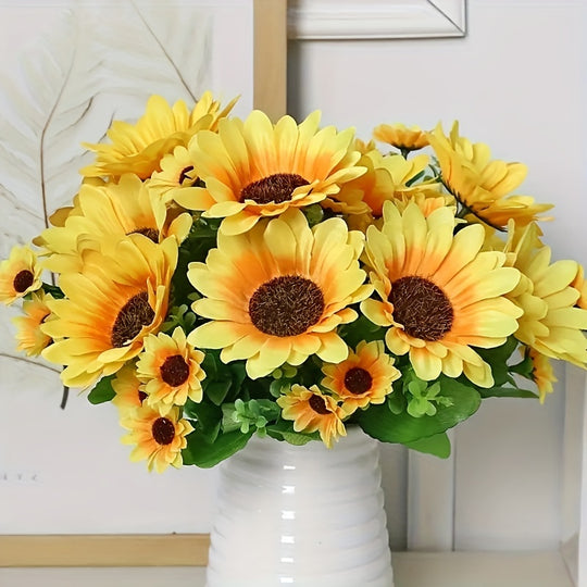 13 Radiant Sunflowers Bouquet