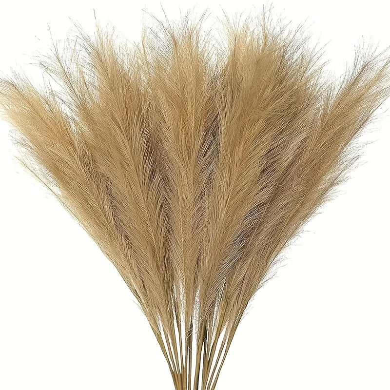 22-Piece Artificial Pampas Grass Stem Set
