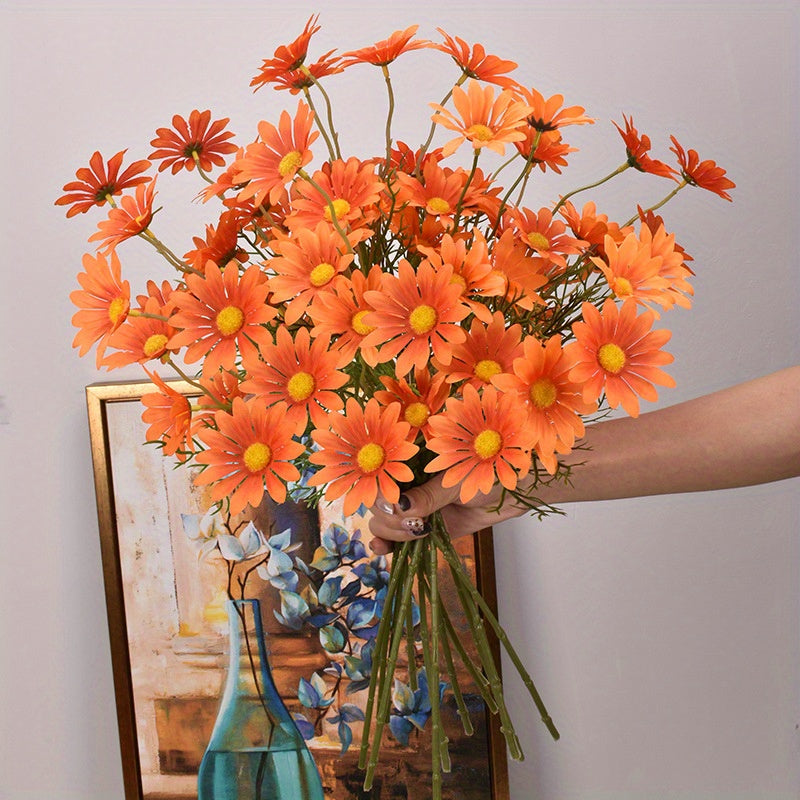 Set of 4 - 21-Inch Artificial Daisy Flower Bouquets