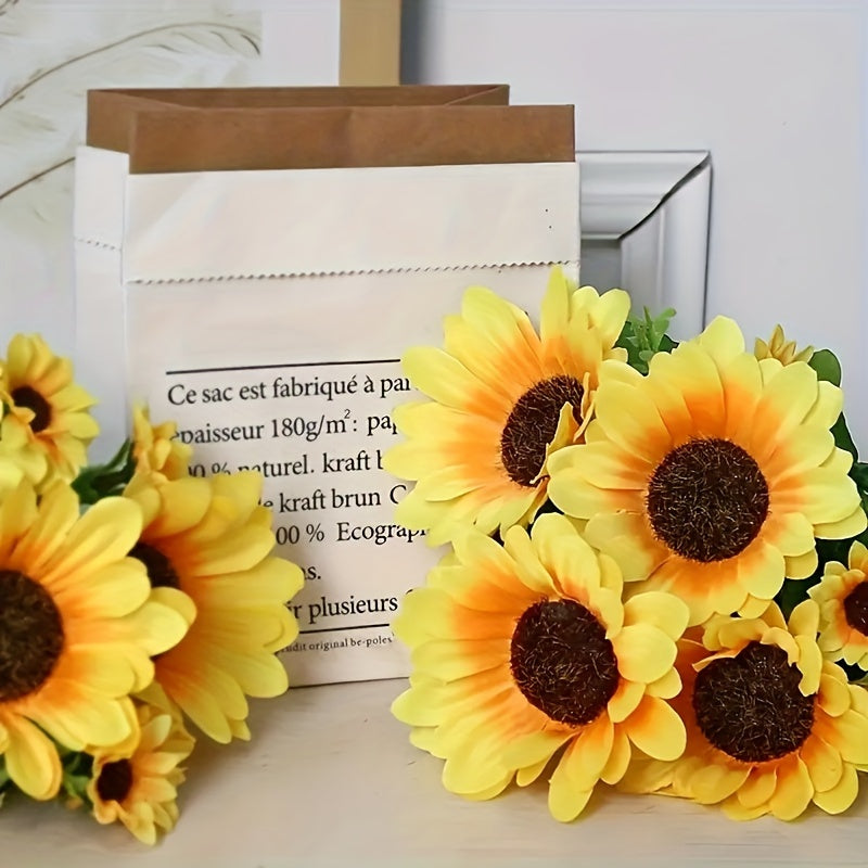 13 Radiant Sunflowers Bouquet
