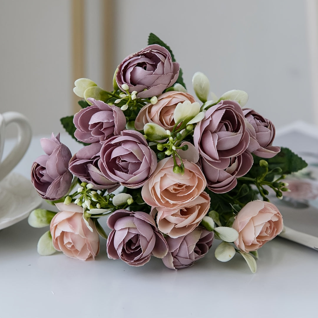 Elegant Artificial Rose Bouquet