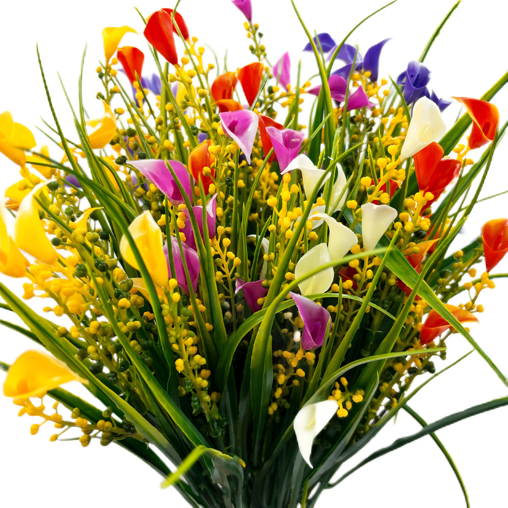 5 Bundles of UV-Resistant Artificial Flowers