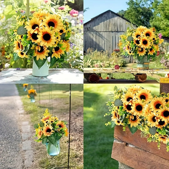 13 Vibrant Sunflower Bouquet