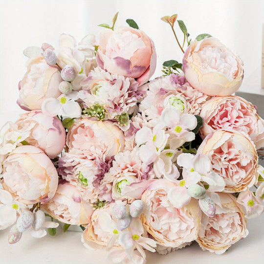 Single Artificial Peony Bouquet