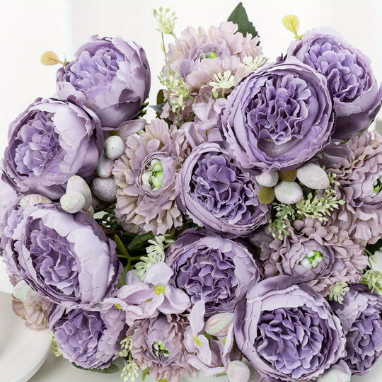 Single Artificial Peony Bouquet