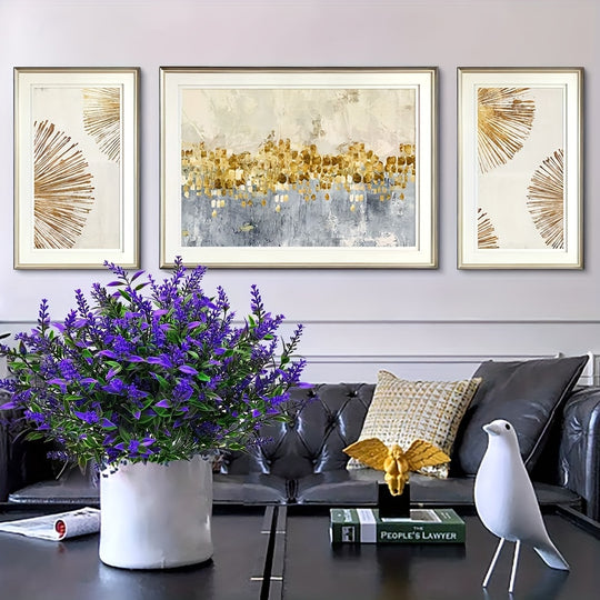12 Bundles of UV-Resistant Artificial Lavender Flowers