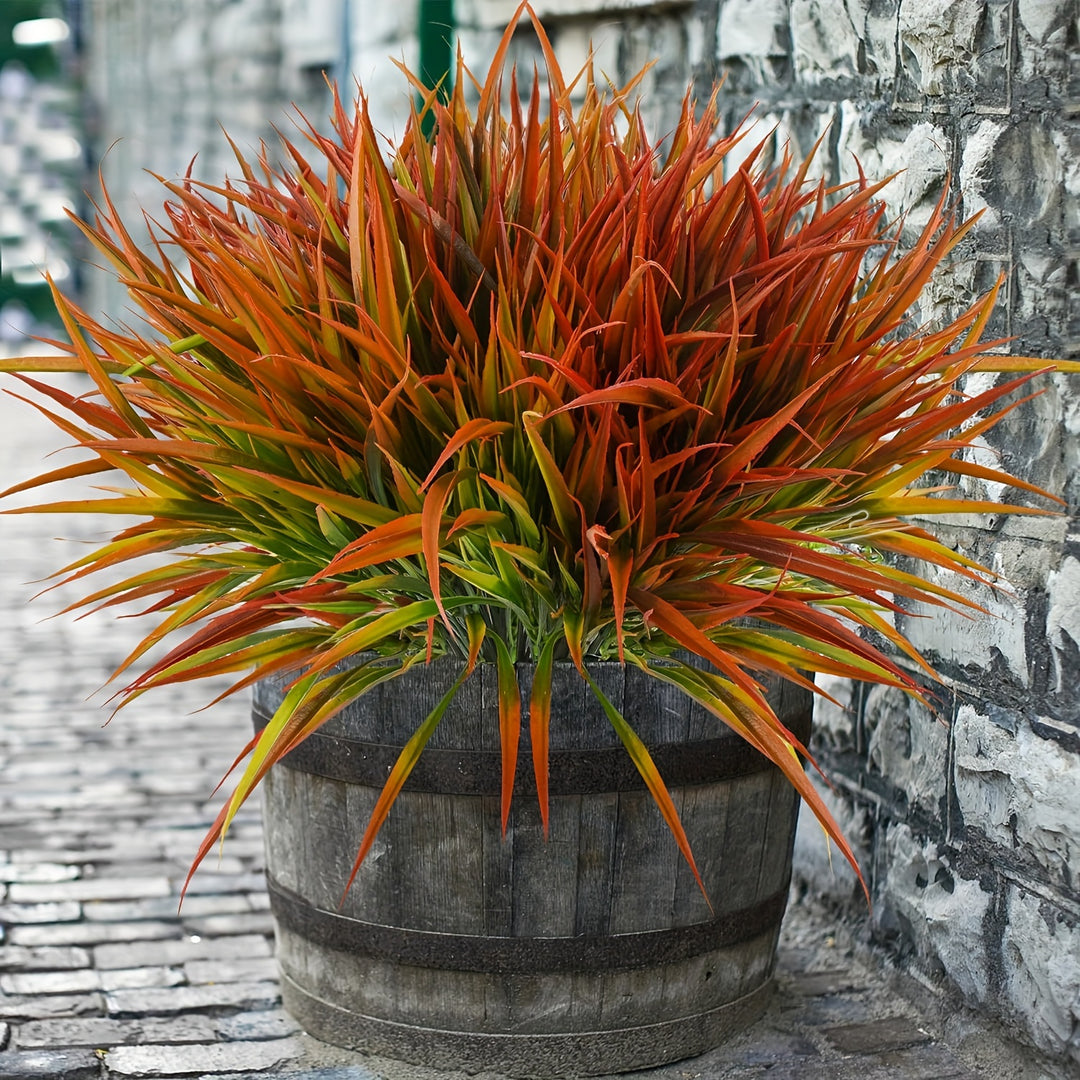 16-Piece UV-Resistant Artificial Plants Set