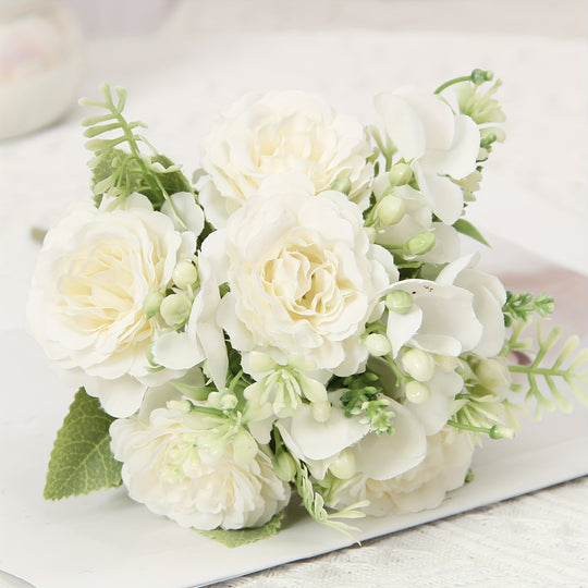 Chic Faux Peony Bouquet