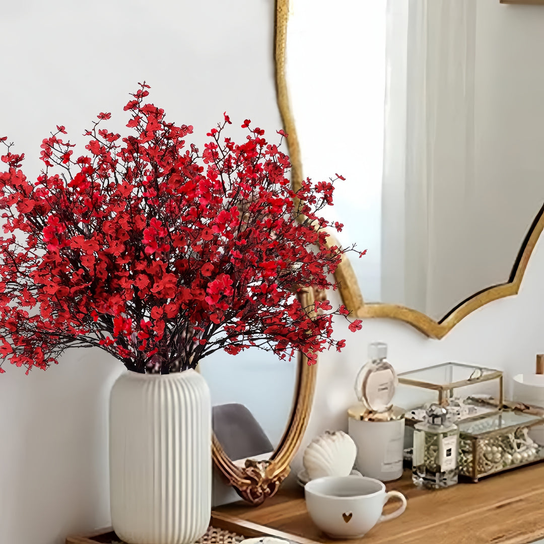 10-Piece Realistic Artificial Breath Flower Bouquet