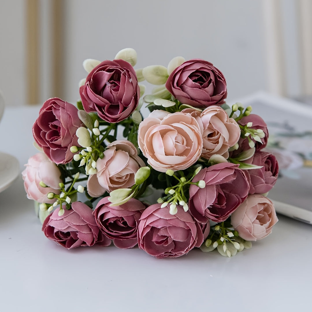 Elegant Artificial Rose Bouquet