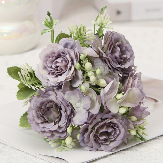 Chic Faux Peony Bouquet