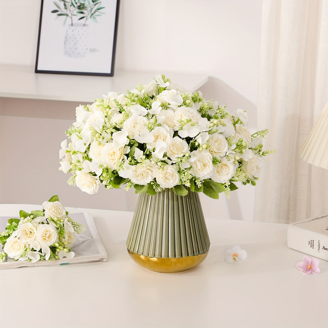 Chic Faux Peony Bouquet