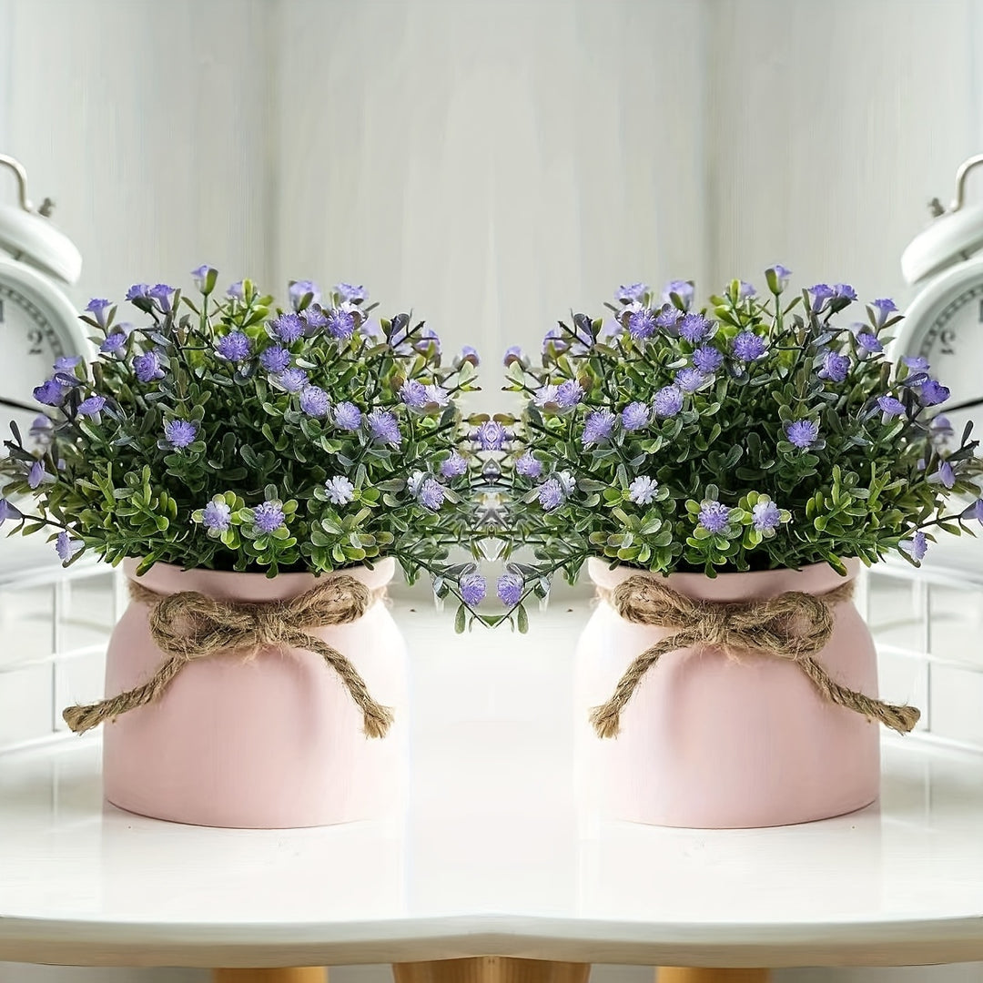 Set of 2/5 Realistic Artificial Lavender Potted Plants