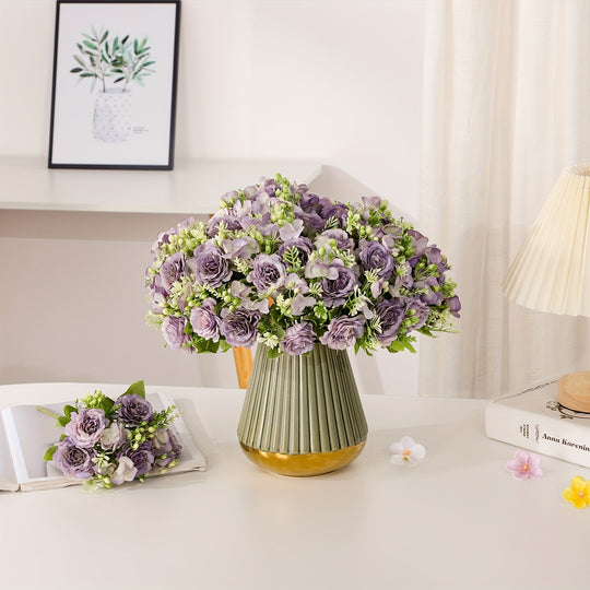 Chic Faux Peony Bouquet
