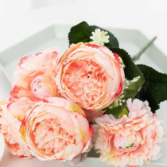 Single Artificial Peony Bouquet