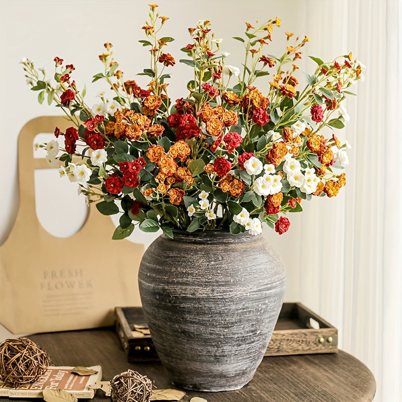 Set of 6 Realistic Artificial Rose Flowers