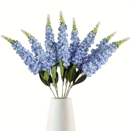 10-Stem Classic Artificial Lily and Hydrangea Bouquet