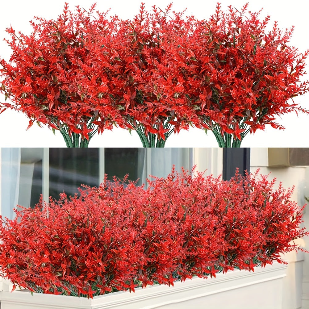 12 Bundles of UV-Resistant Artificial Lavender Flowers