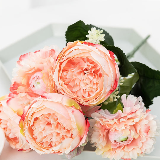 Single Artificial Peony Bouquet