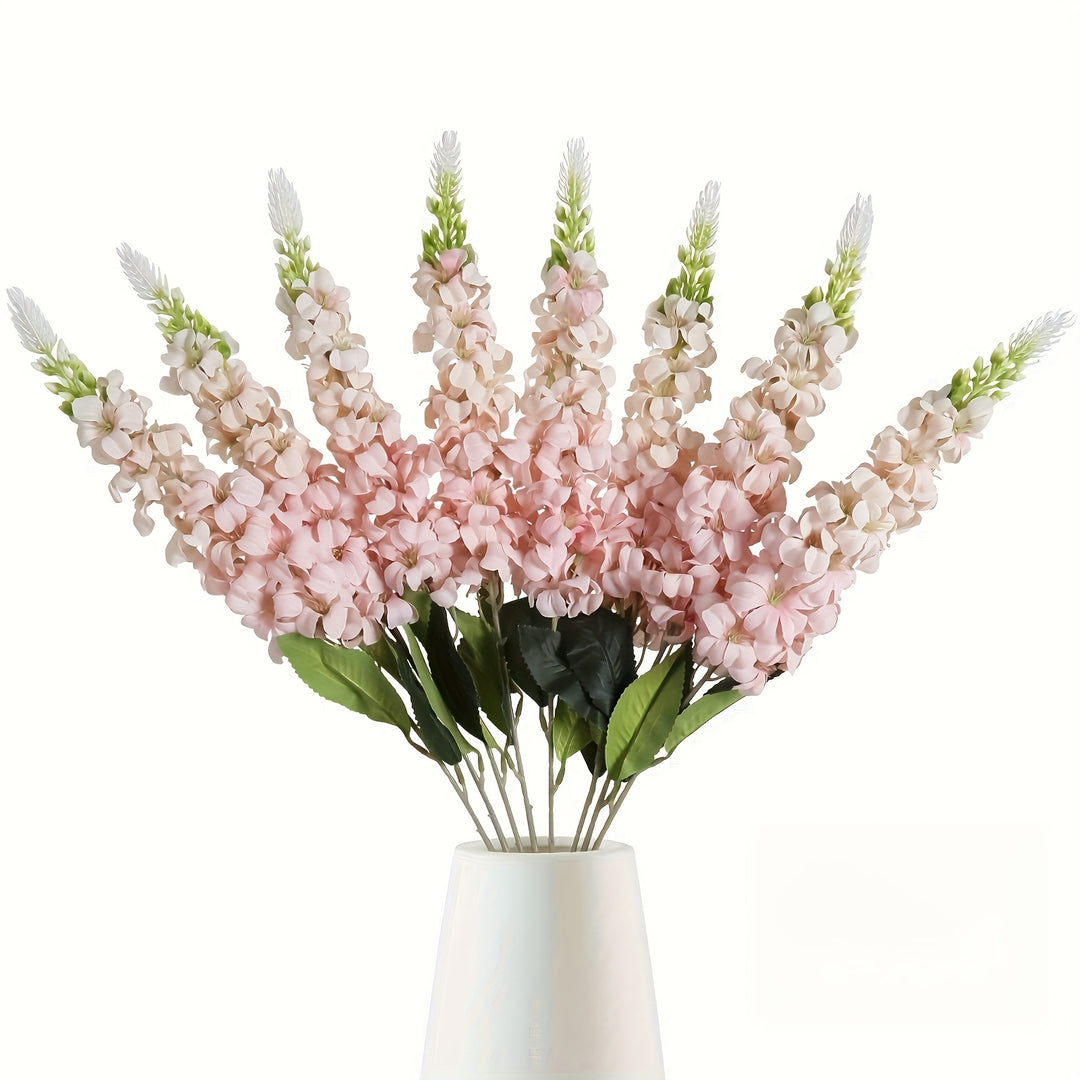 10-Stem Classic Artificial Lily and Hydrangea Bouquet