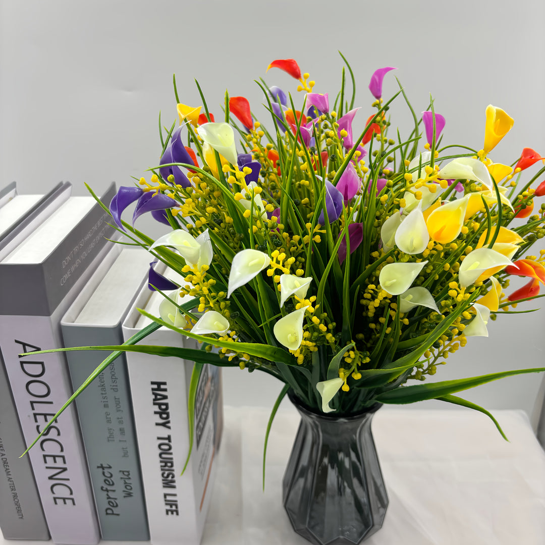 5 Bundles of UV-Resistant Artificial Flowers