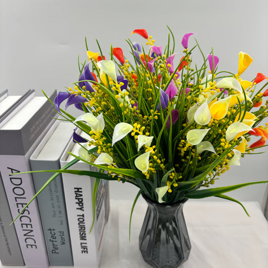 5 Bundles of UV-Resistant Artificial Flowers